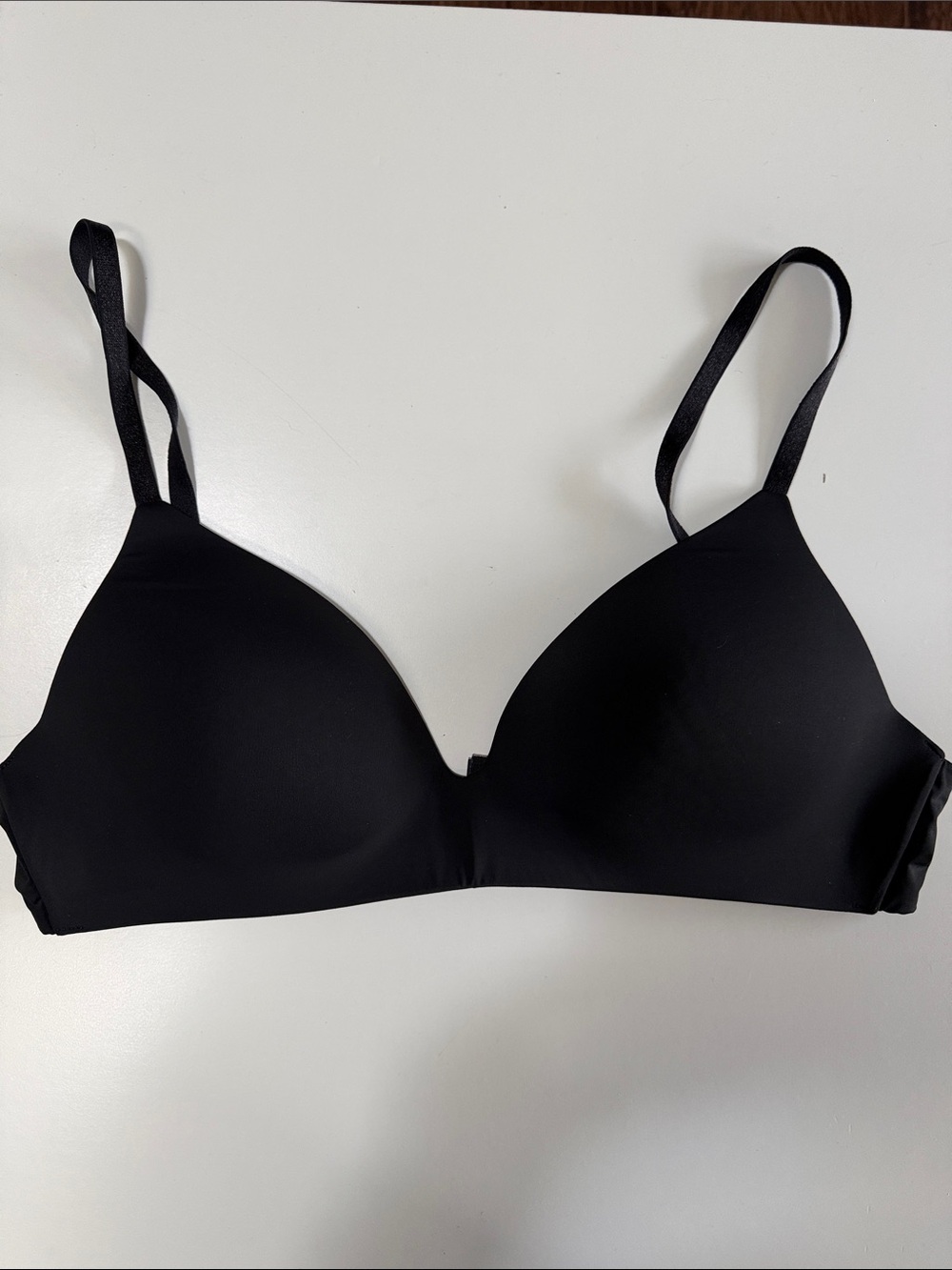 Victorias Secret Smooth Black T-Shirt Bra with Light Padding